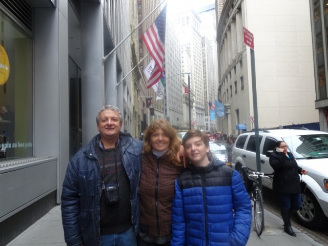 Familia Martires conociendo New York 